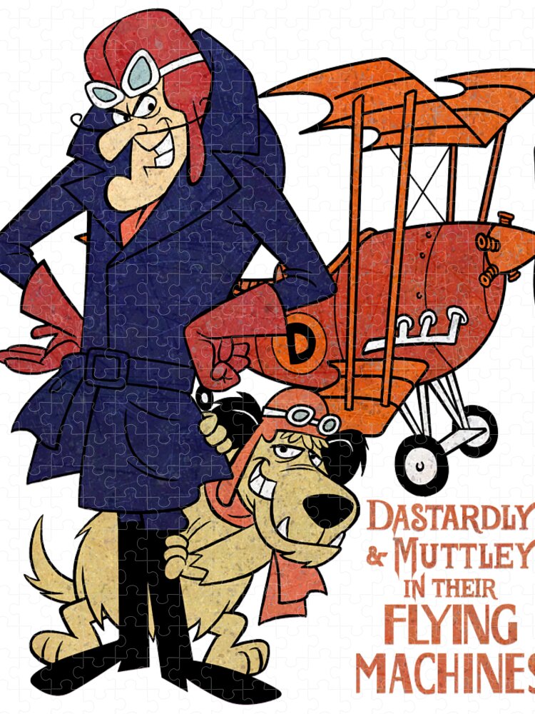 WACKY RACES Woman T-shirt Hanna-Barbera Dick Dastardly & Muttley